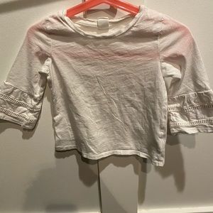 Girls long bell sleeve shirt